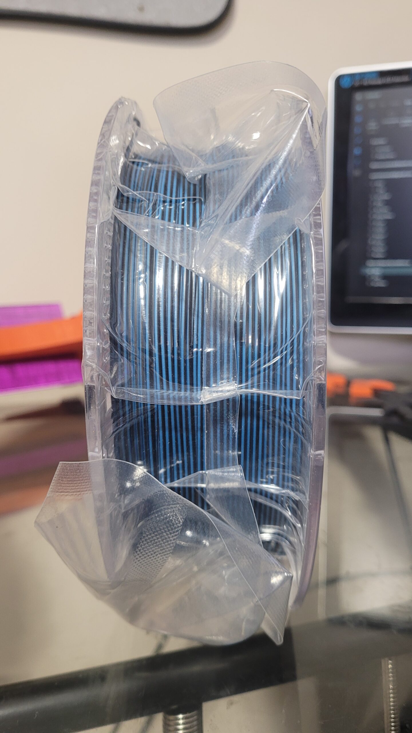 Dual Color PLA - Black/Blue 1KG - Image 2