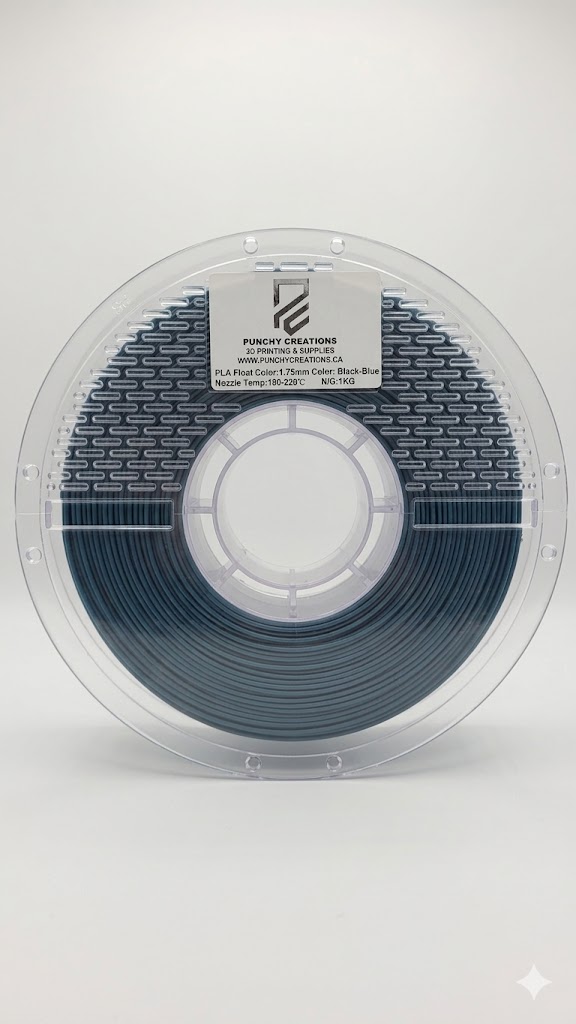 Dual Color PLA - Black/Blue 1KG