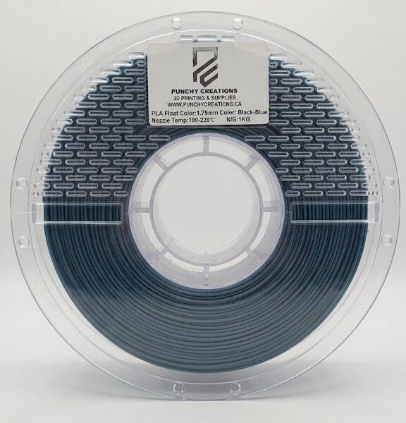 Dual Color PLA - Black/Blue 1KG