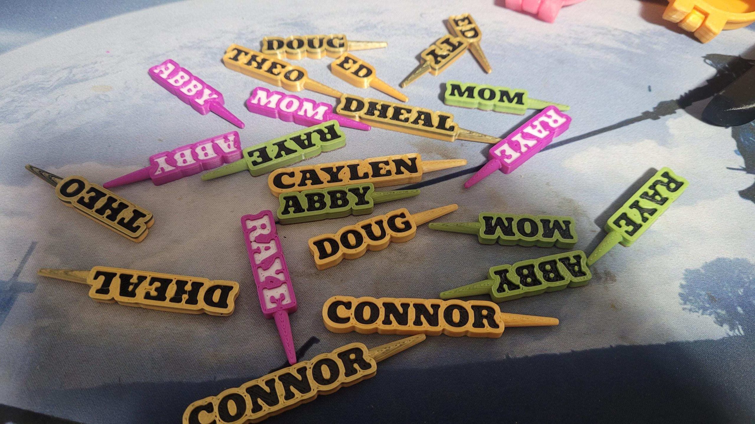 Personalized Cribbage Pegs - Any Name or Word