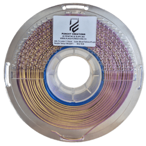 Tri-Color Silk PLA - Blue/Yellow/Purple 1KG