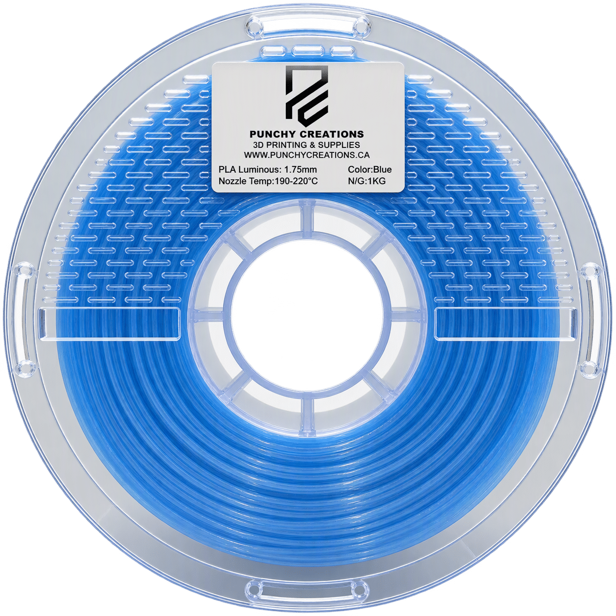 Luminous Blue PLA-Pro 1KG