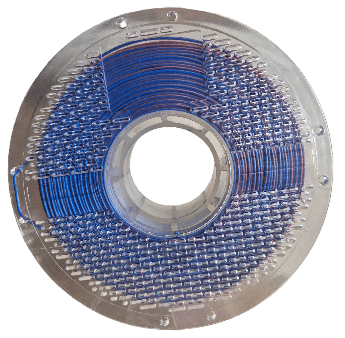 Magic Dual Color Silk PLA - Red/Blue 1KG - Image 3