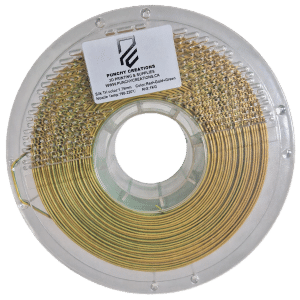 Tri-Color Silk PLA - Red/Gold/Green 1KG