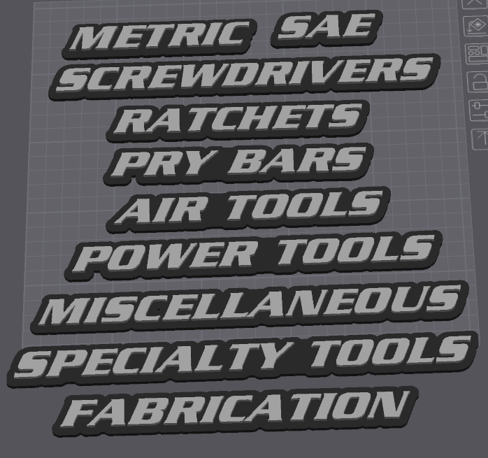 Tool Box Markers - STL - Image 3